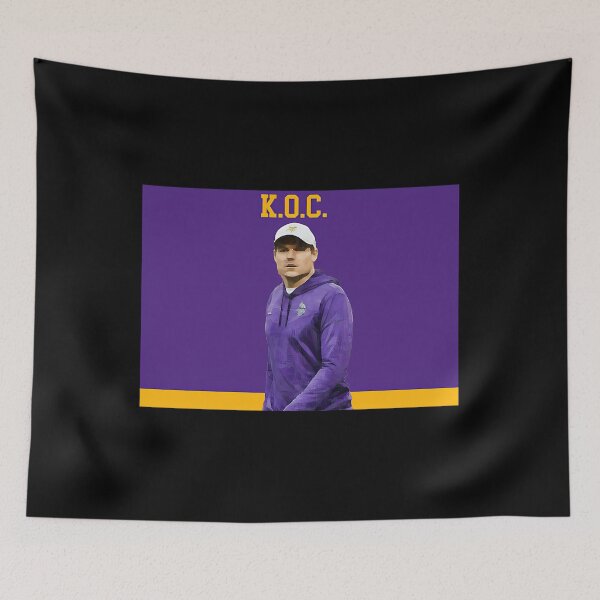 Artikelvorschau, Kevin O'Connell, Cheftrainer der Minnesota Vikings entworfen und verkauft von Bosslydesign.