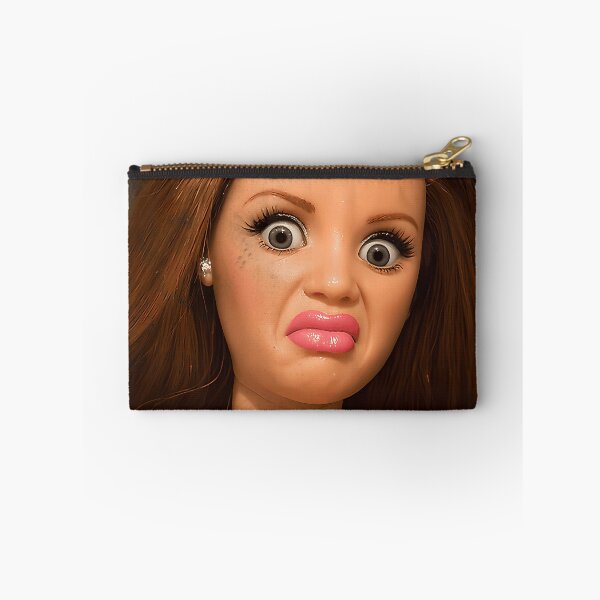 Item preview, Disgusted Doll Meme Face  Funny Retro Doll Reaction designed and sold by Ach Art.