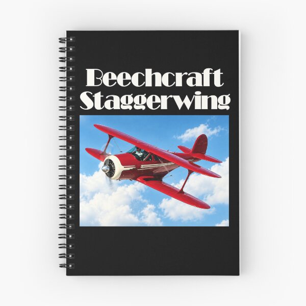 Item preview, beechcraft staggerwing red and white biplane model 17 designed and sold by PilotandPlane.