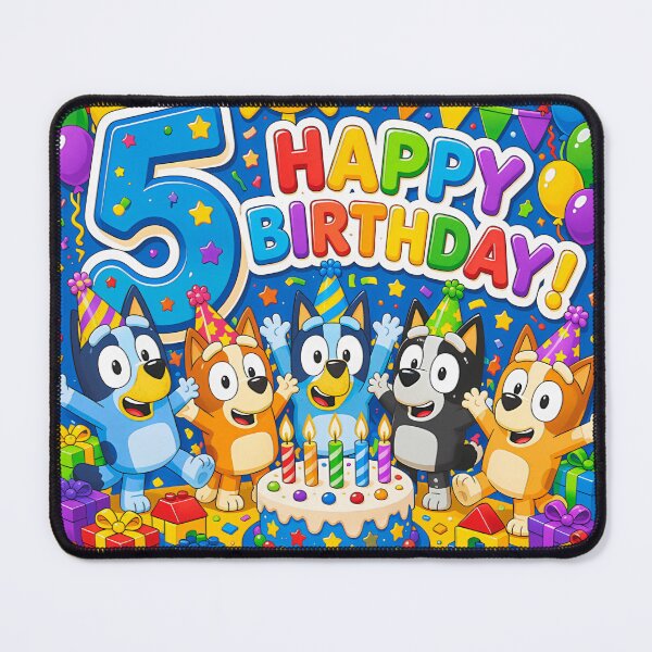 Item preview, Five Canine Friends 5Th Birthday Celebration designed and sold by Sambety3030.