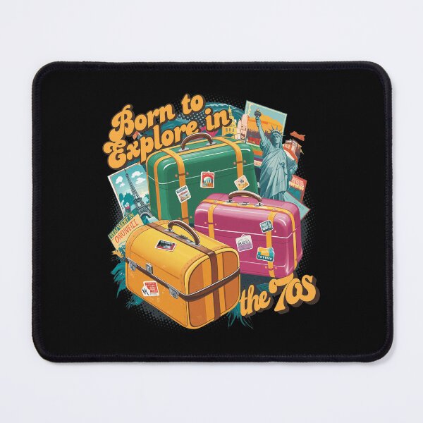 Item preview, Born to Explore in the 70s Vintage Suitcases designed and sold by Arnaliguez.