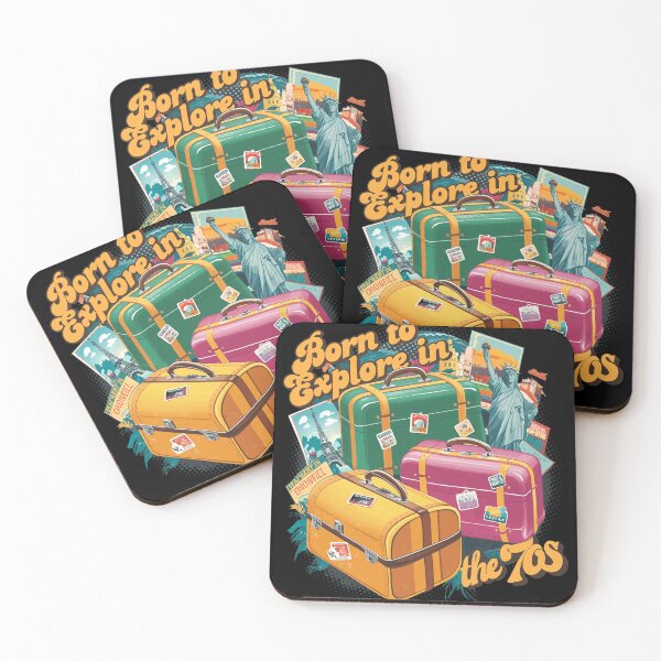 Item preview, Born to Explore in the 70s Vintage Suitcases designed and sold by Arnaliguez.
