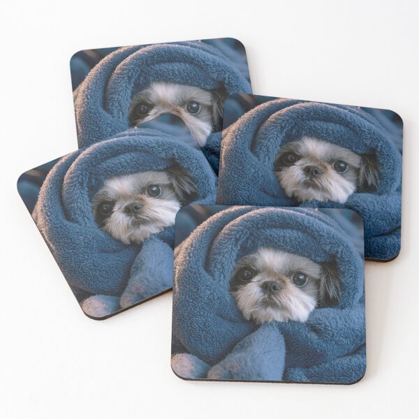 Item preview, Shih Tzu in Blanket 01 designed and sold by Elisabeth Lucas.