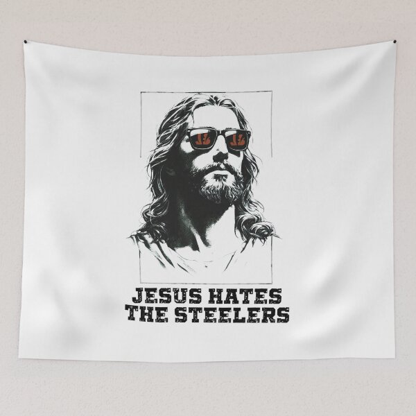 Item preview, Jesus Hates The Slers Bengals Fan Humor designed and sold by Arnaliguez.