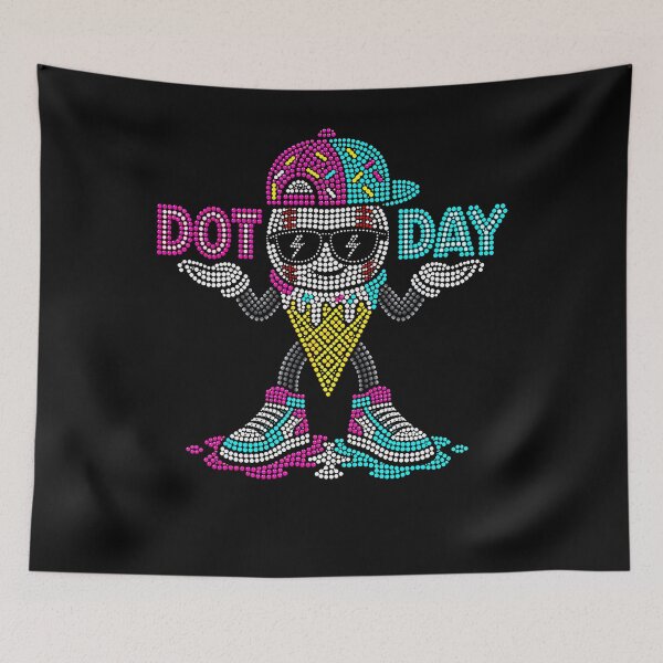 Item preview, Dot Day Baseball Ice Cream Drip Polka Dot designed and sold by PAROSSA.