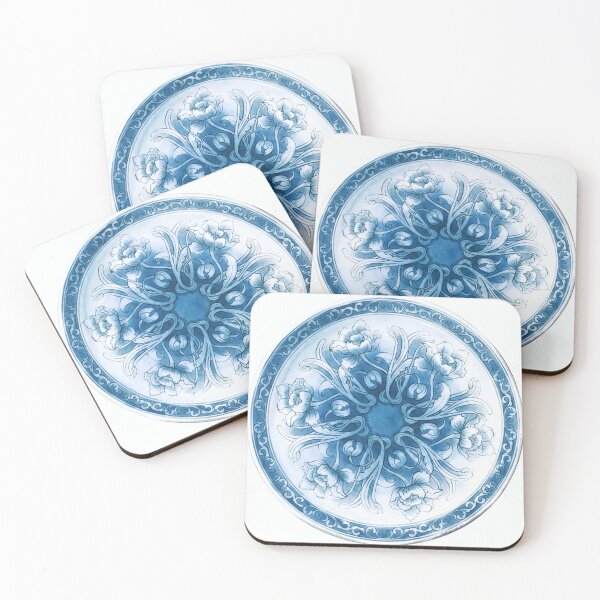 Item preview, Blue Porcelain Peony Mandala designed and sold by Fani*.