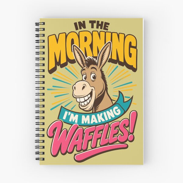 Item preview,  Morning Waffle Donkey Humor designed and sold by sugimoto332.