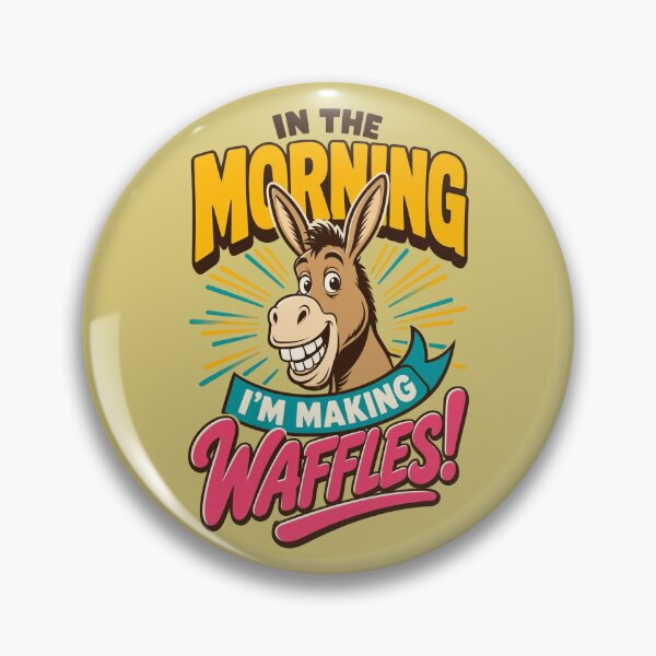 Item preview,  Morning Waffle Donkey Humor designed and sold by sugimoto332.