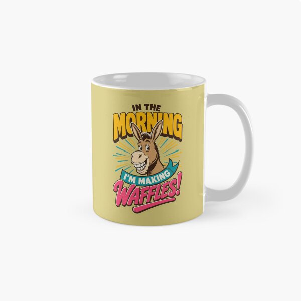 Item preview,  Morning Waffle Donkey Humor designed and sold by sugimoto332.