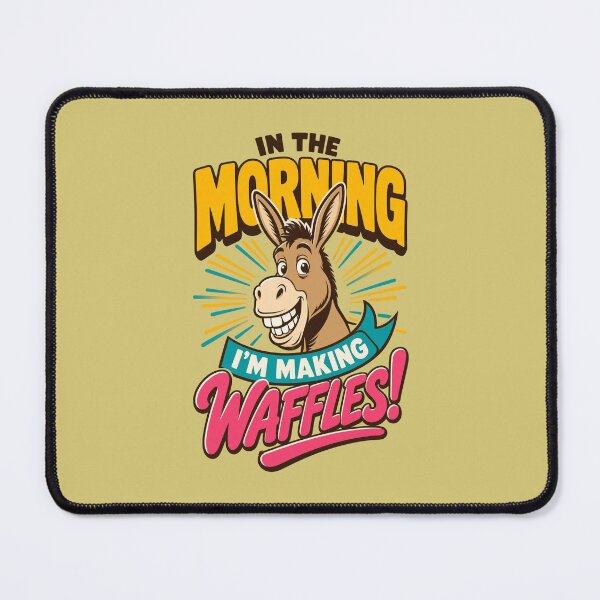 Item preview, Morning Waffle Donkey Humor designed and sold by sugimoto332.