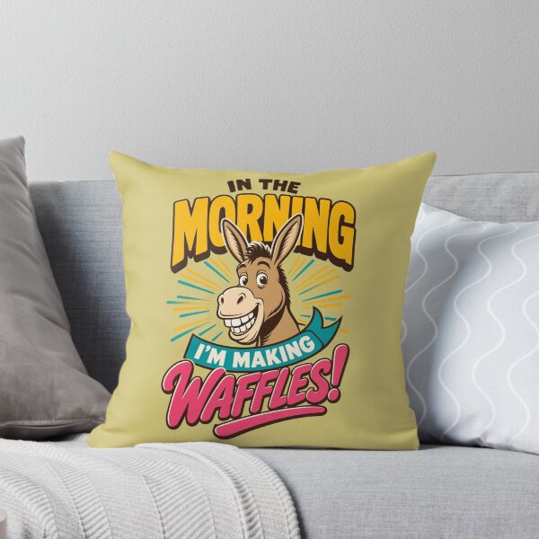 Item preview,  Morning Waffle Donkey Humor designed and sold by sugimoto332.
