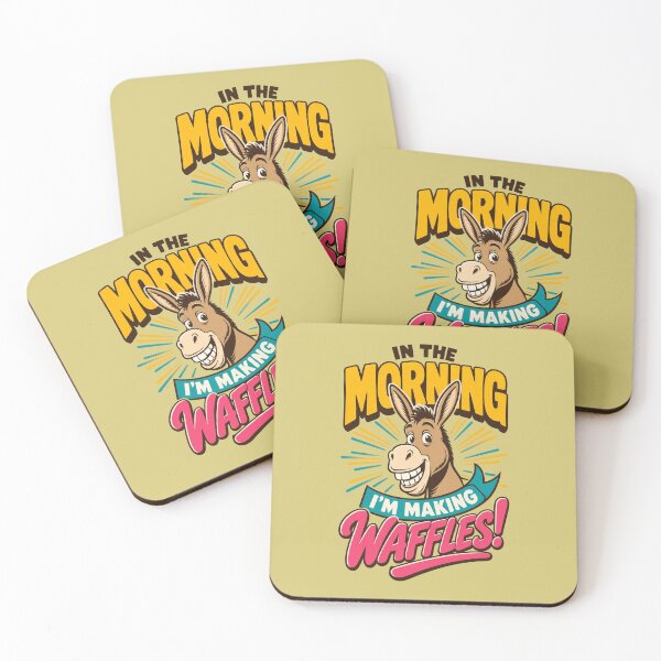 Item preview,  Morning Waffle Donkey Humor designed and sold by sugimoto332.