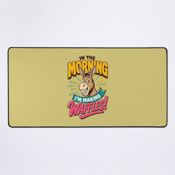 Item preview, Morning Waffle Donkey Humor designed and sold by sugimoto332.