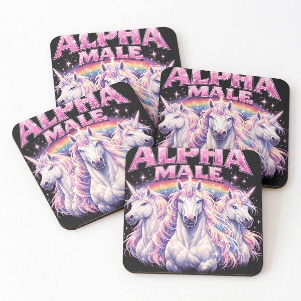 Item preview, Alpha Male Unicorn Meme designed and sold by Ach Art.