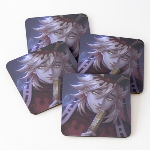 Item preview, Douma, Upper Moon Two // Anime Illustration - Ice Blood Moon Demon Anime Art designed and sold by Astraphyllia.