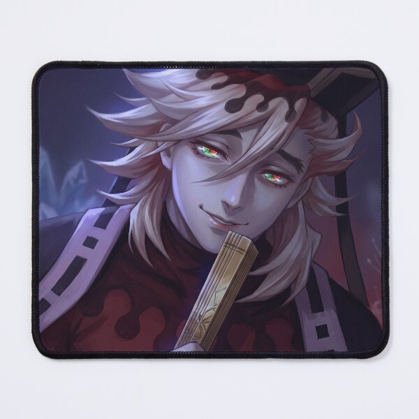 Item preview, Douma, Upper Moon Two // Anime Illustration - Ice Blood Moon Demon Anime Art designed and sold by Astraphyllia.