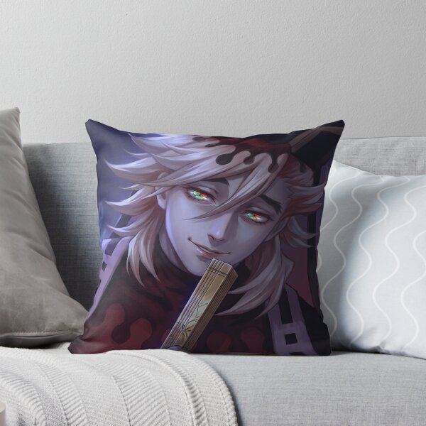 Item preview, Douma, Upper Moon Two // Anime Illustration - Ice Blood Moon Demon Anime Art designed and sold by Astraphyllia.