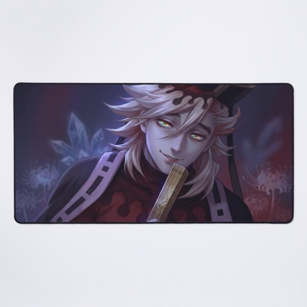 Item preview, Douma, Upper Moon Two // Anime Illustration - Ice Blood Moon Demon Anime Art designed and sold by Astraphyllia.