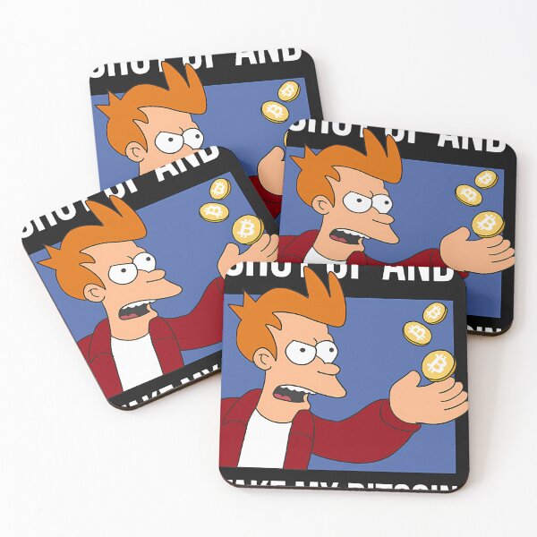Item preview, Funny Meme Bitcoin Shut Up And Take My Bitcoin designed and sold by Ach Art.