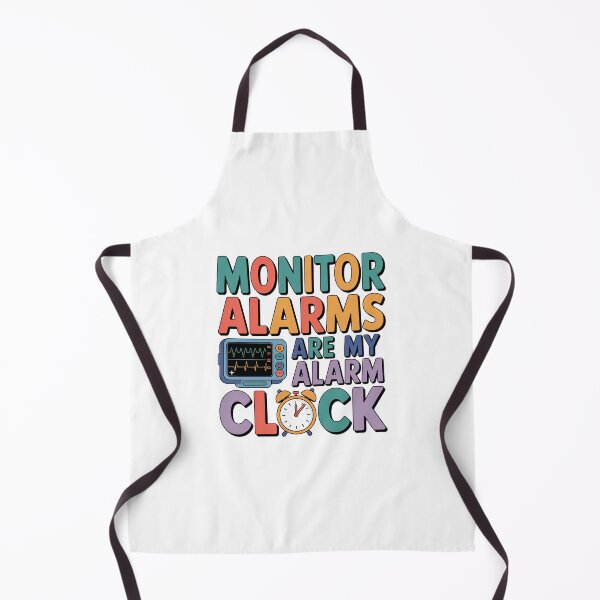 Item preview, Monitor Alarms Are My Alarm Clock – Funny Telemetry Nurse Night Shift Design designed and sold by CuteDesignables.