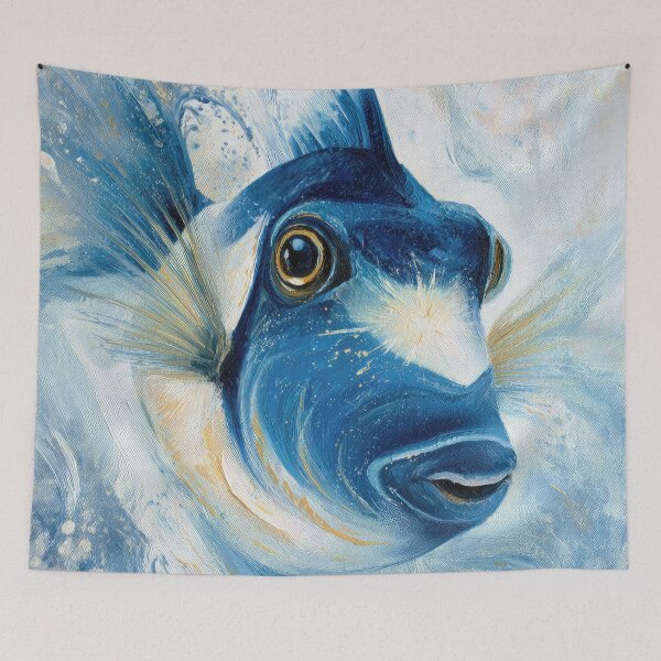Artikelvorschau, Picasso-Drückerfisch entworfen und verkauft von Elisabeth Lucas.