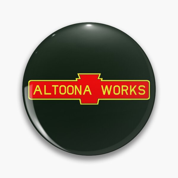 Item preview, PRR Altoona Works designed and sold by Trains-and-Rail.