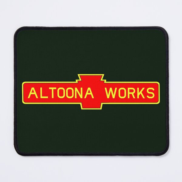Item preview, PRR Altoona Works designed and sold by Trains-and-Rail.