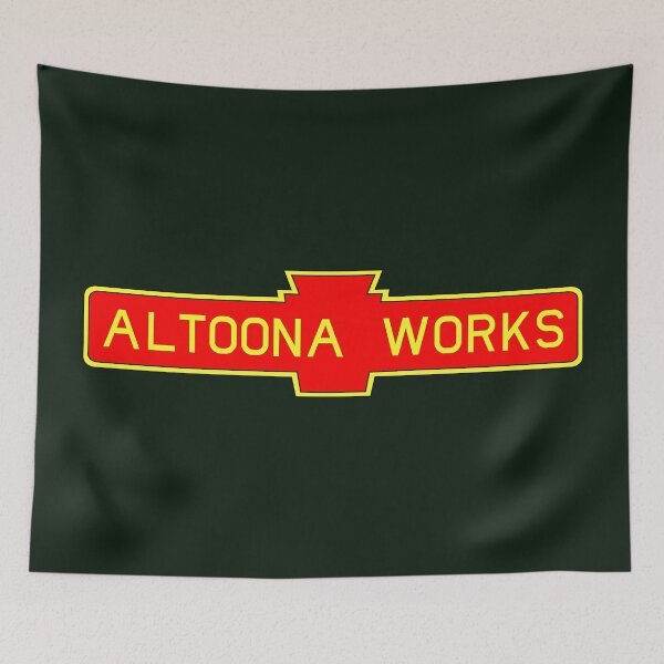 Item preview, PRR Altoona Works designed and sold by Trains-and-Rail.