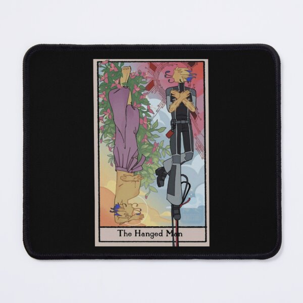 Item preview, Hanged Man Duality Gothic Tarot Card Graphic Art designed and sold by LostLoganTarot.