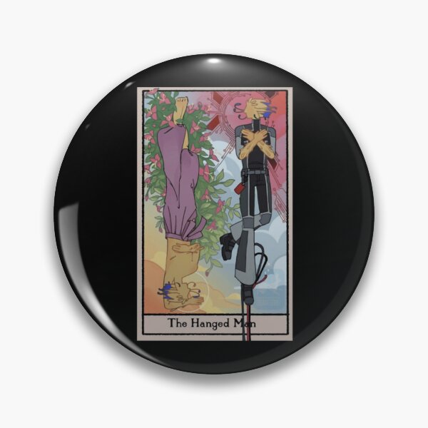 Item preview, Hanged Man Duality Gothic Tarot Card Graphic Art designed and sold by LostLoganTarot.