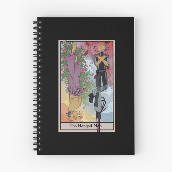 Item preview, Hanged Man Duality Gothic Tarot Card Graphic Art designed and sold by LostLoganTarot.