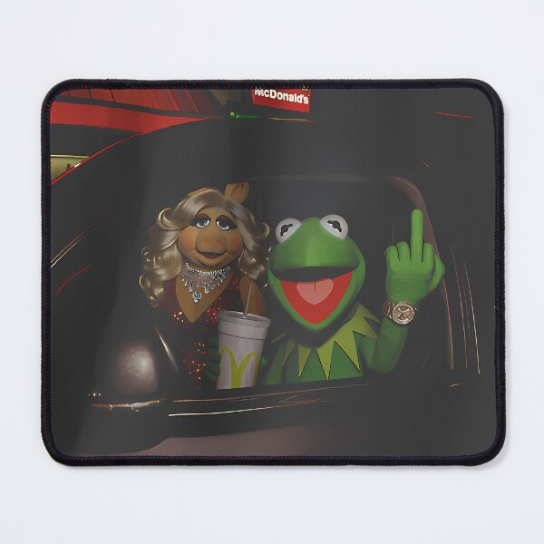 Item preview, Kermit Frog Miss Piggy Fast Food Car Retro Rebel Attitude designed and sold by ToguzA.