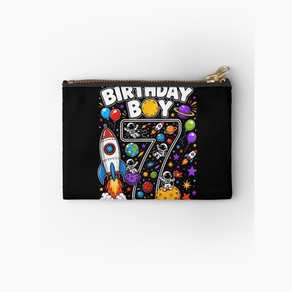 Item preview, Seven 7Th Birthday Astronaut Galaxy Space 7 Year Old Boys designed and sold by PAROSSA.