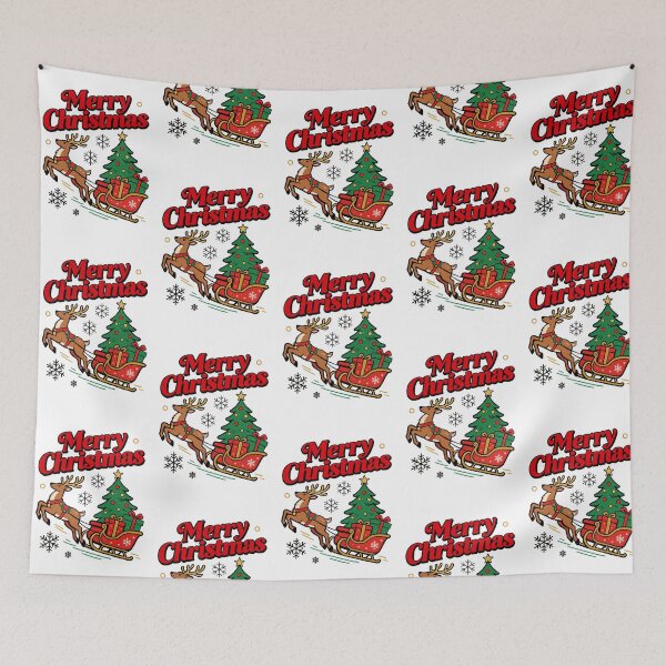 Item preview, Winter Holiday Magic: Sleigh Full of Gifts & Tree designed and sold by SugarCore.