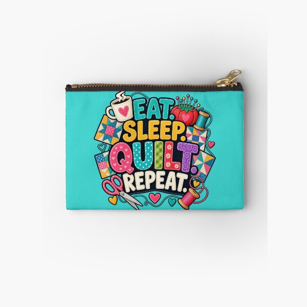 Artikelvorschau, Quiltliebe: Essen, Schlafen, Quilten, Wiederholen entworfen und verkauft von EverydayMagik.