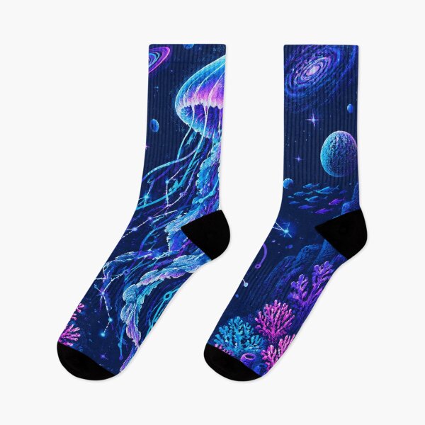 Item preview, Cosmic Jellyfish Galaxy Coral Reef Space designed and sold by Avenuse style.
