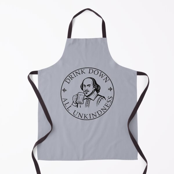 Item preview, Drink Down All Unkindness – Funny Shakespeare Beer Quote | Theatre Lover & Actor Gift designed and sold by theatrefinery.