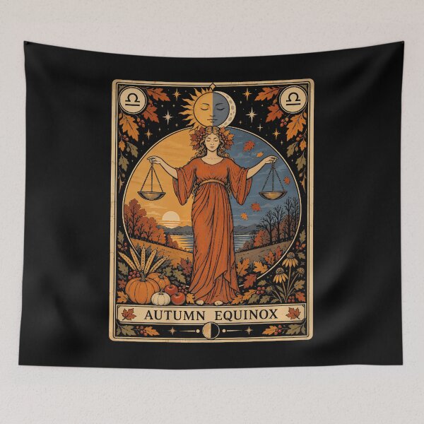 Item preview, Autumn Equinox Tarot Card designed and sold by PAROSSA.