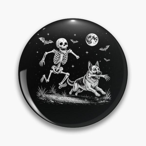 Item preview, Dog Stealing Bone Skeleton Funny Halloween designed and sold by suhairee-studio.