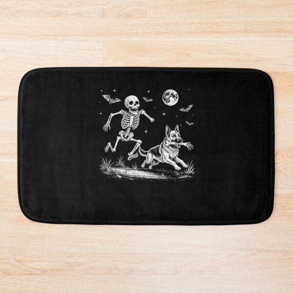 Item preview, Dog Stealing Bone Skeleton Funny Halloween designed and sold by suhairee-studio.