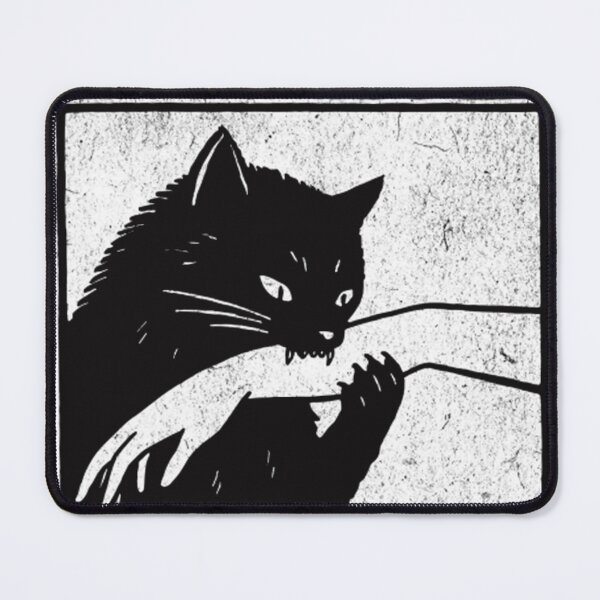 Item preview, Become Ungovernable Black Cat Biting Hand designed and sold by ToguzA.