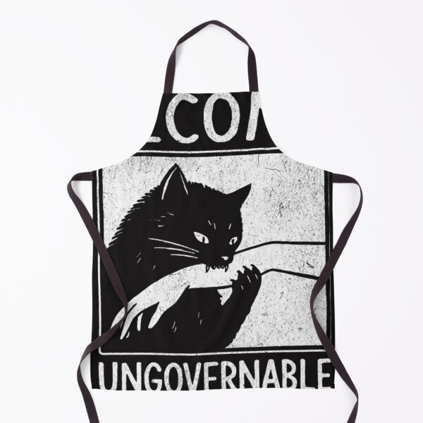 Item preview, Become Ungovernable Black Cat Biting Hand designed and sold by ToguzA.