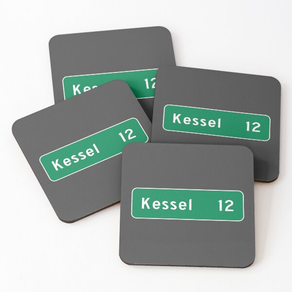 Item preview, Kessel in 12 Parsecs Mileage Sign designed and sold by Karate Octopus.