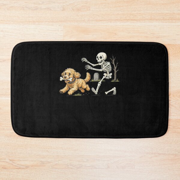 Item preview, Funny Dog Stealing Bone Skeleton Halloween designed and sold by suhairee-studio.