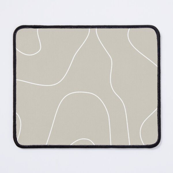 Item preview, Aesthetic Beige Abstract Wavy Lines Pattern designed and sold by darkskinbender.