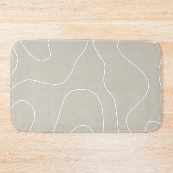 Item preview, Aesthetic Beige Abstract Wavy Lines Pattern designed and sold by darkskinbender.