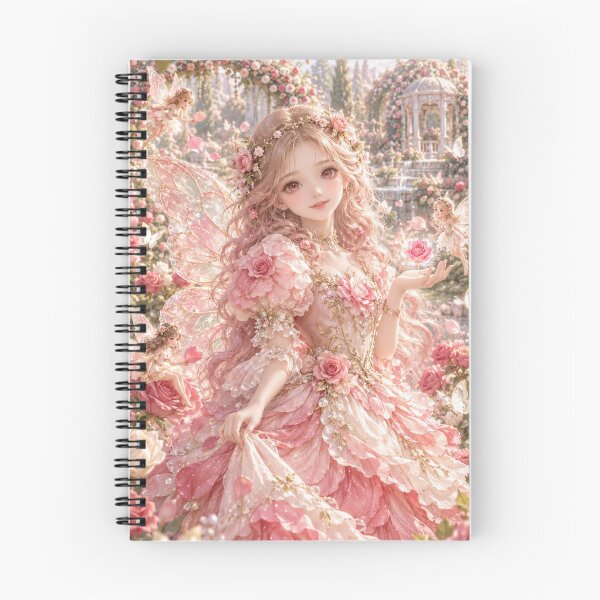 Item preview, Rose Petal Princess – Enchanted Pink Fairy Garden designed and sold by SEIMEI2025.