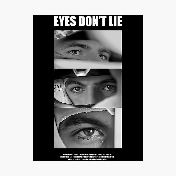 Item preview, Max Verstappen - F1 - Eyes Dont Lie designed and sold by StephanePalaci.