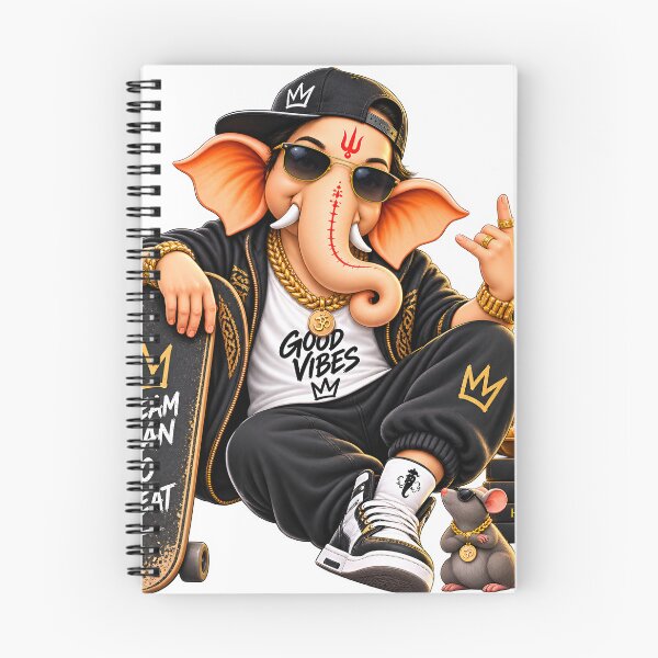 Item preview, Gangster Ganesha Streetwear – Good Vibes & Dream Big designed and sold by Arulsha.