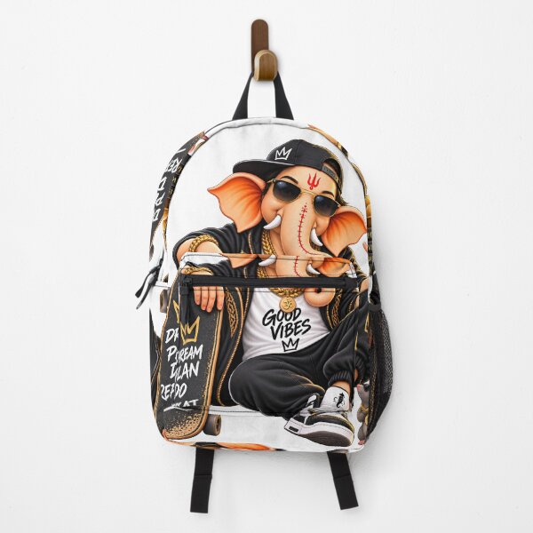 Item preview, Gangster Ganesha Streetwear – Good Vibes & Dream Big designed and sold by Arulsha.